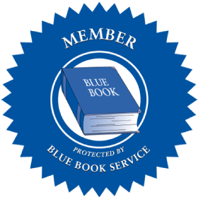 protected by blue book service